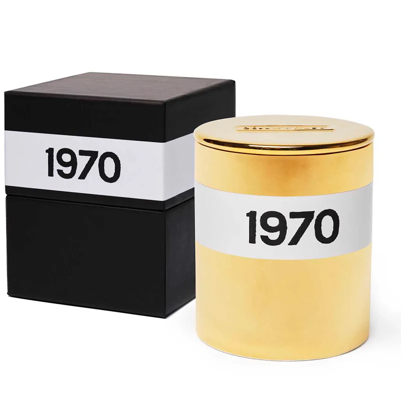 1970 Gold Ceramic - Candle - Image 3