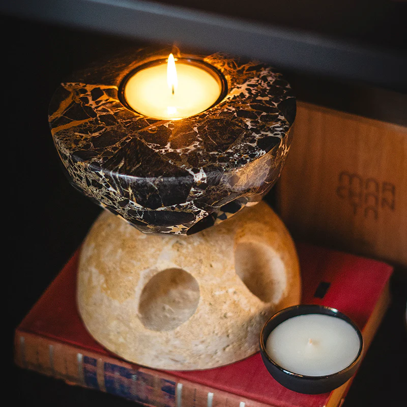 Mini Marble Marchanta Candle - Image 4